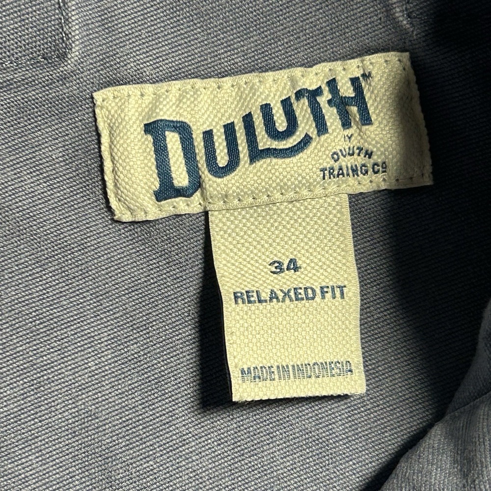 Duluth Trading Mens DuluthFlex Fire Hose Relaxed Fit Cargo Shorts 34 Gray 9in - Picture 4 of 7